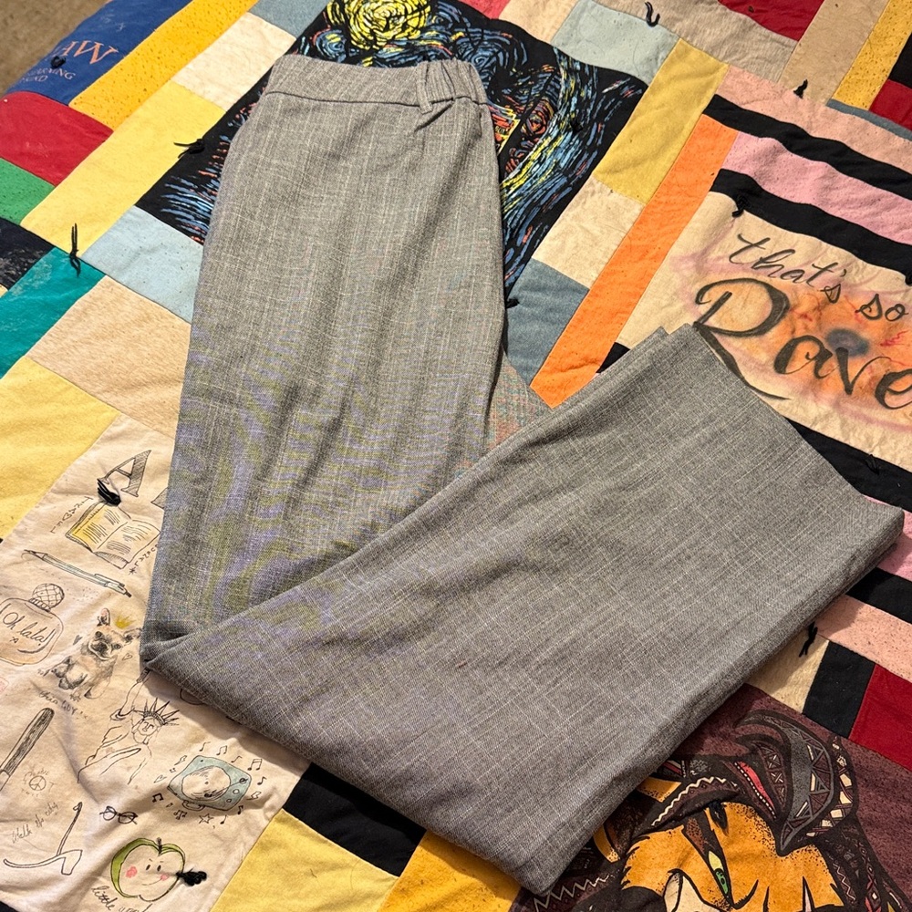 Old Navy Gray Wide Leg Trousers